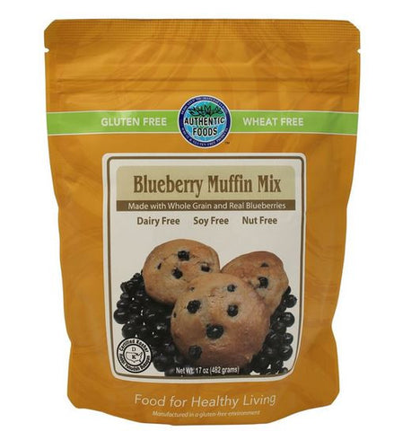 Authentic Foods Gluten Free Blueberry Muffin Mix - 2 Pack