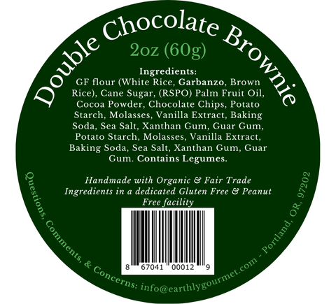 Double Chocolate Brownie - Vegan & GF