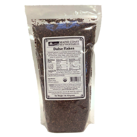 Organic Raw Dulse Flakes - 1 Lb