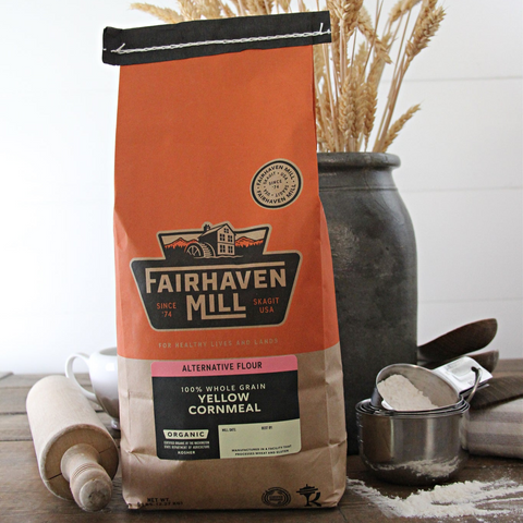 Organic Local Yellow Cornmeal - 25 lb