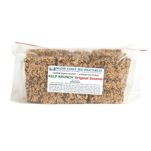 Organic Sesame Kelp Krunch Bars Loose Bulk - 1 lb