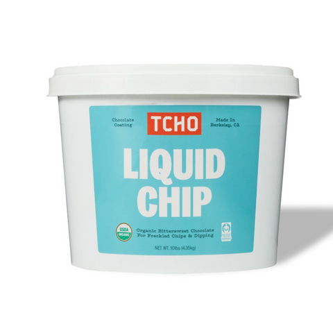 TCHO Liquid Chip, Organic Dark Chocolate Magic Shell - 10 Pounds