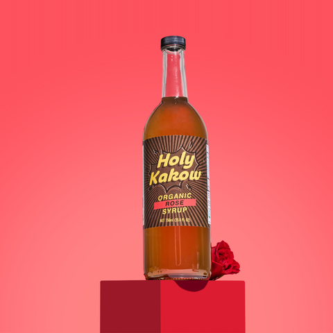 Holy Kakow Cafe Organic Rose Syrup - 750ml