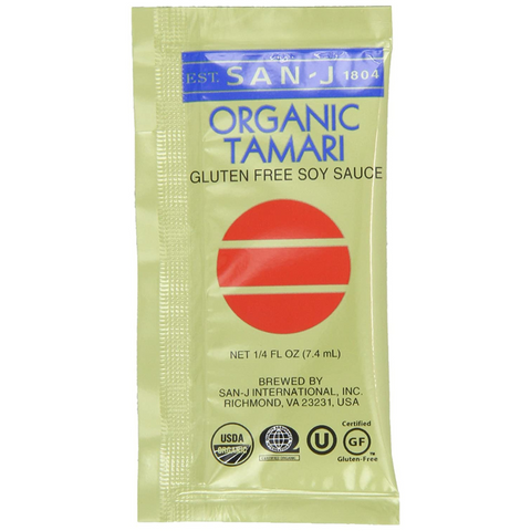 San-J Organic Tamari Gold Label Travel Packets