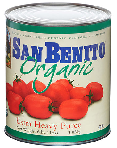 San Benito Organic Tomato Puree - #10 Cans