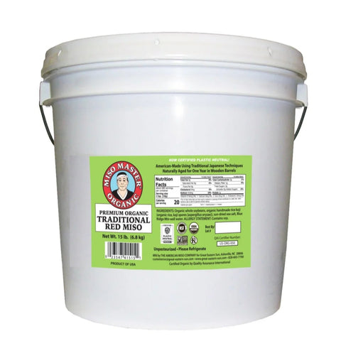 Miso Master Organic Miso - Traditional Red, 15 Lb