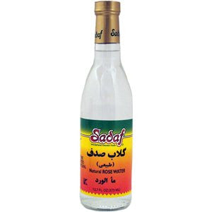 Sadaf Natural Rose Water - 12 oz (12-pack)