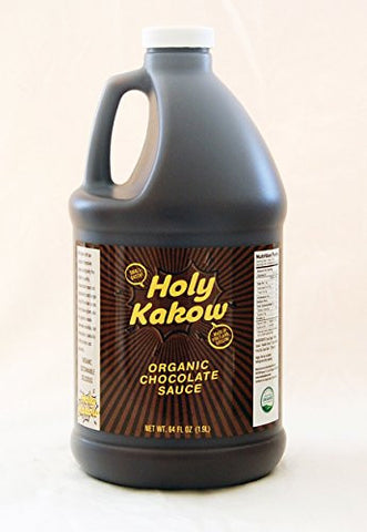 Holy Kakow Cafe Organic Chocolate Sauce - 2 Liter Bottle