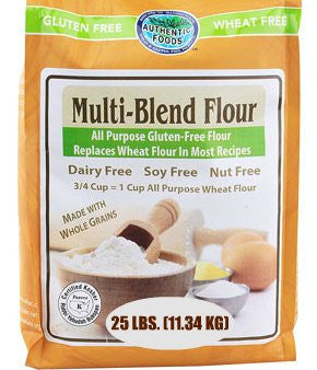 Authentic Foods Multi Blend Gluten Free Flour - 25 Lb Bulk Bag