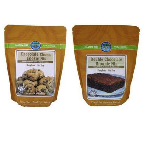 Authentic Foods Double Chocolate Brownie & Chocolate Chunk Cookie Mix - 2 Pack