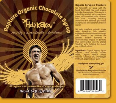 Holy Kakow Rapture Organic Chocolate Syrup - 2 Liter Bottle