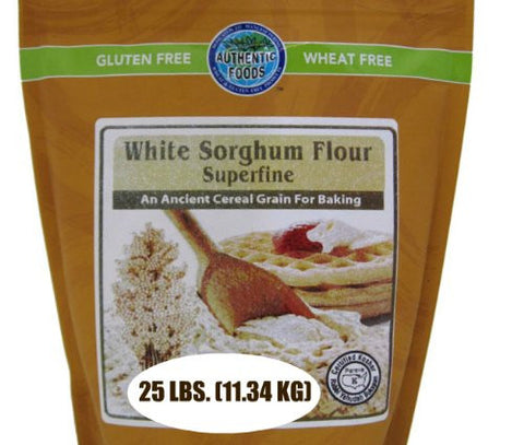 Authentic Foods Sorghum Flour, Superfine - 25lb bulk bag
