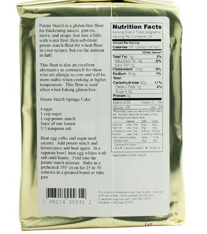 Authentic Foods Potato Starch - 3 Lb