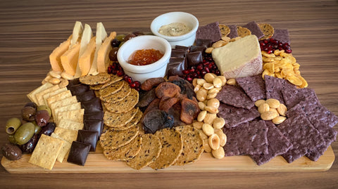 Gourmet Classic Plant Based Cheese Platter (Gluten Free and Vegan)