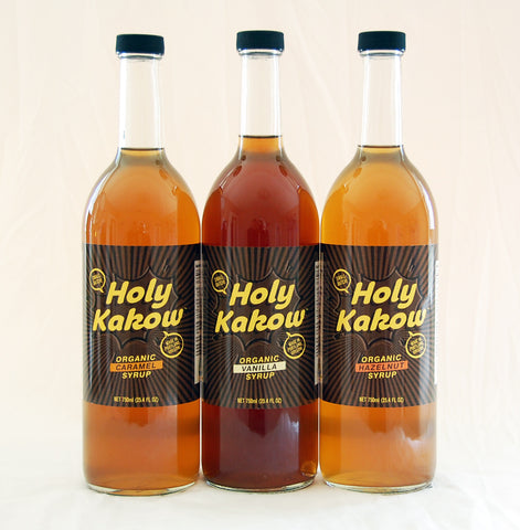 Holy Kakow Cafe Organic Syrup Sampler - 6 (750 ml) Bottles