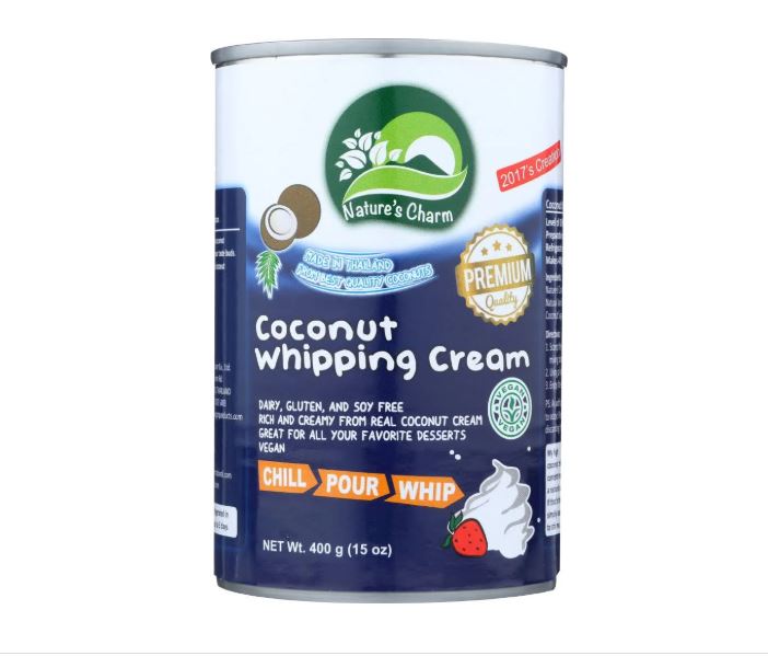 Nature's Charm Vegan Whipped Cream - #10 Can - Dana's Healthy Home