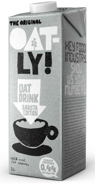 Oatly Barista Edition Oatmilk, 32 Ounce (12 Pack)