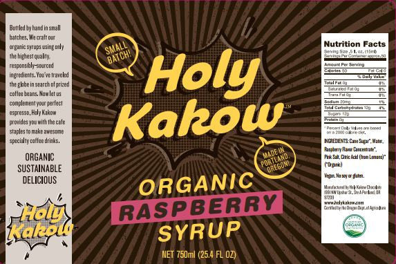 Holy Kakow Organic Coffee Syrups –