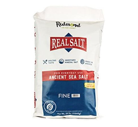 Real Salt - Fine Granular - 25 LB