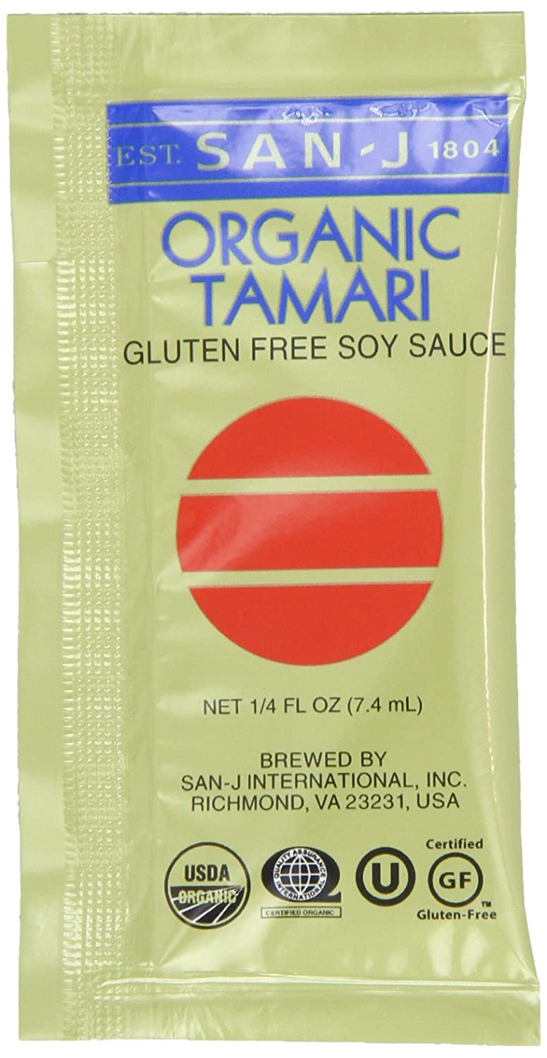 San-J Organic Tamari Gold Label Travel Packets - Dana's Healthy Home