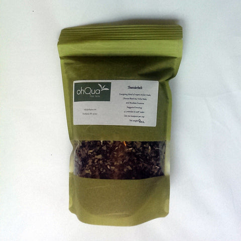 Thunderbolt (Black Tea, Yerba Mate, Guarana) Tea, Organic & Fair-Trade