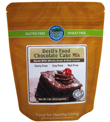 Authentic Foods Devil's Food Chocolate Cake Mix - 2 Pack