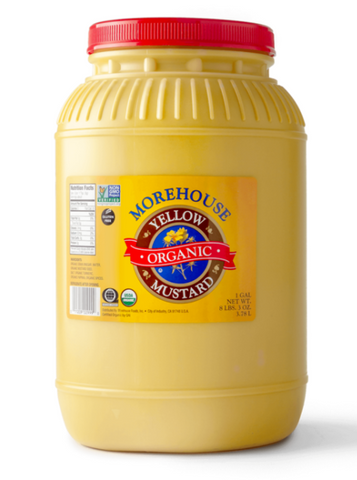 Morehouse Organic Yellow Mustard - 1 Gallon